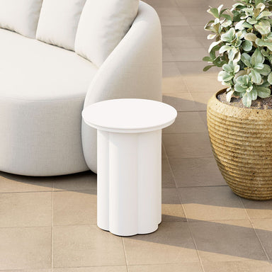 concrete side table