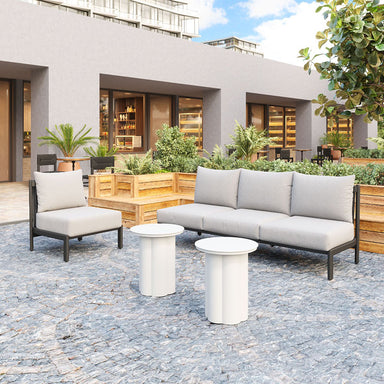 Grey sofa set