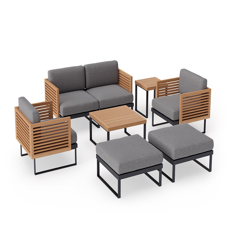 Patio set cast aluminum