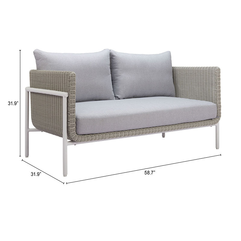 Frais Loveseat Gray