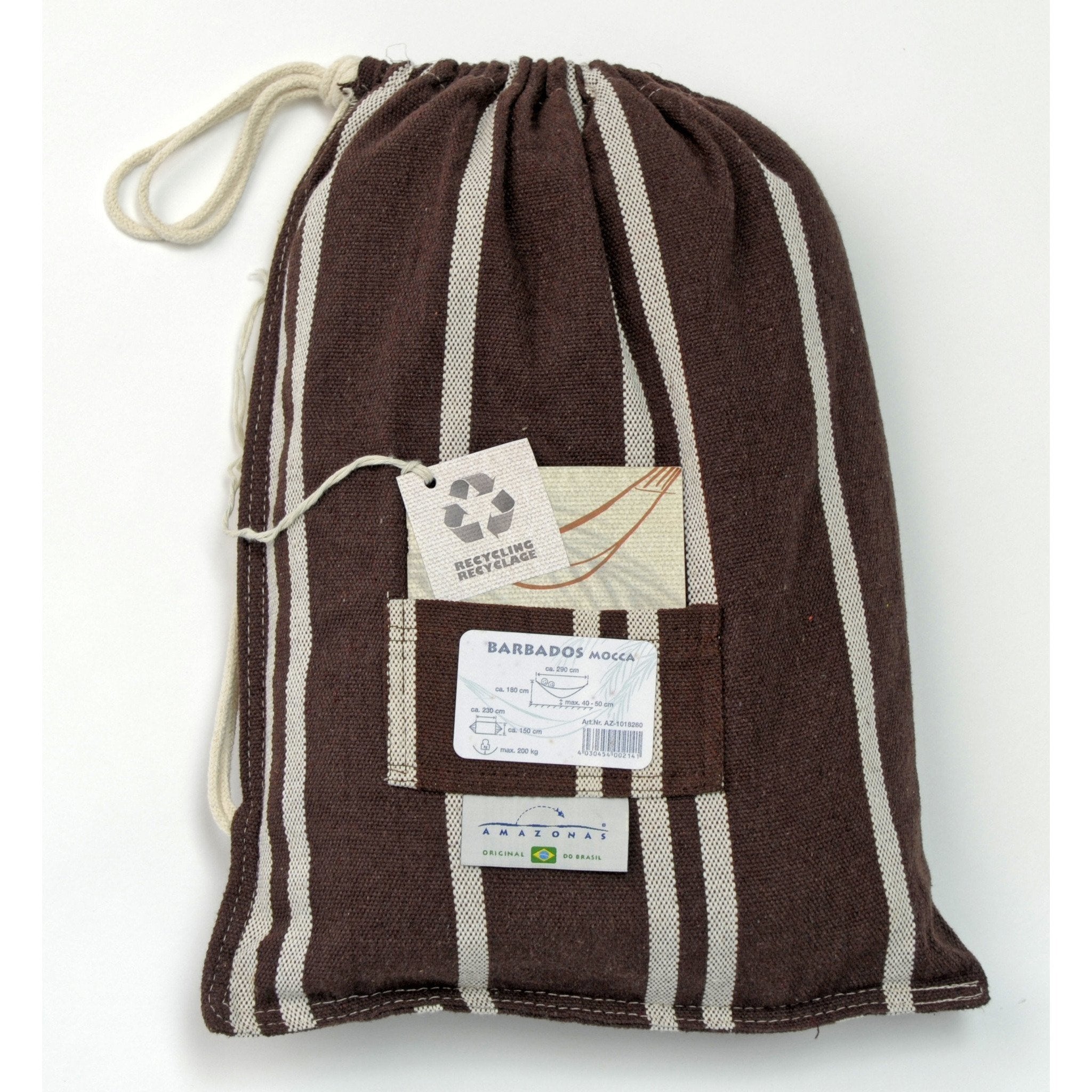 Amazonas Barbados brazilian hammocks-mocca carrying bag