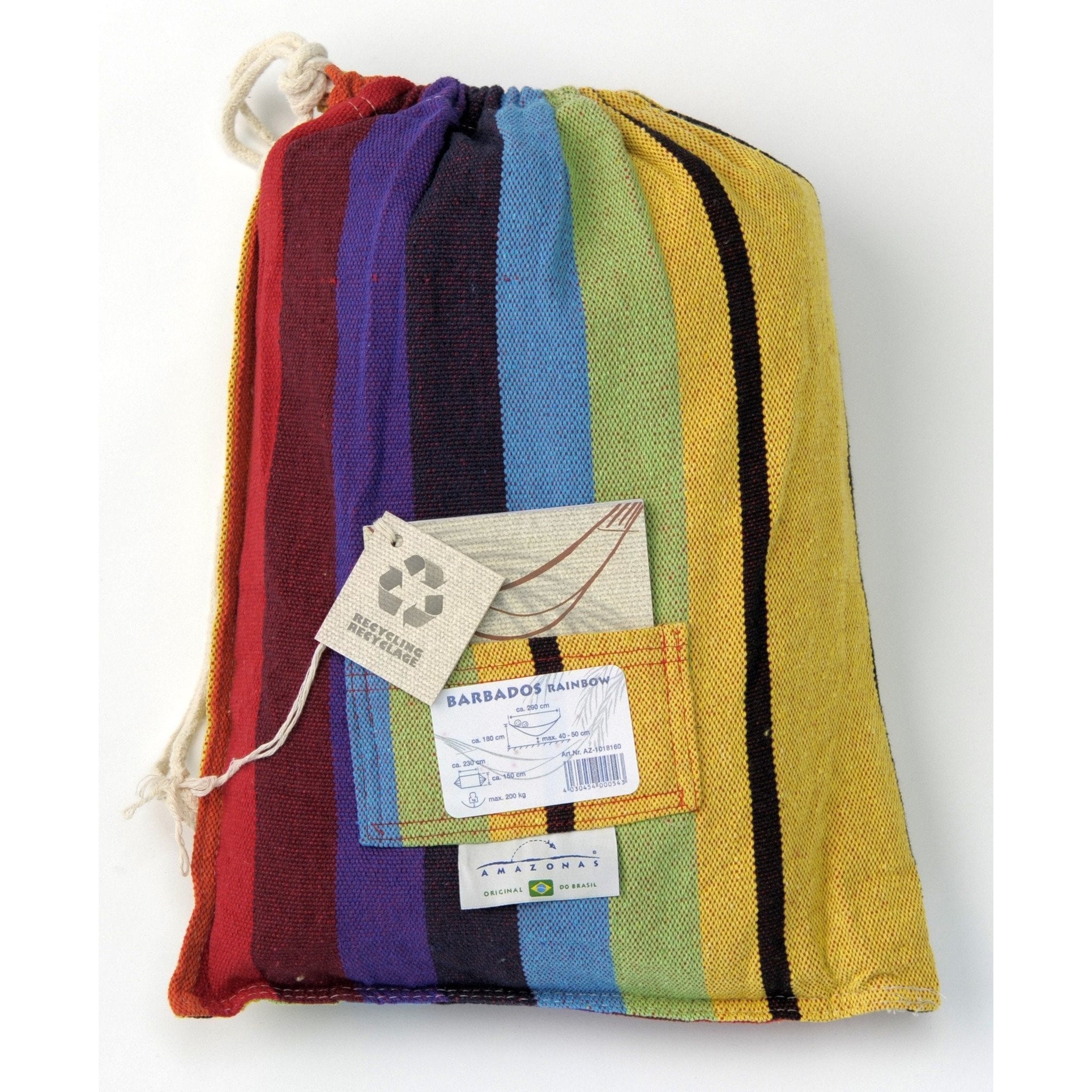 Amazonas Barbados brazilian hammocks-rainbow carrying bag