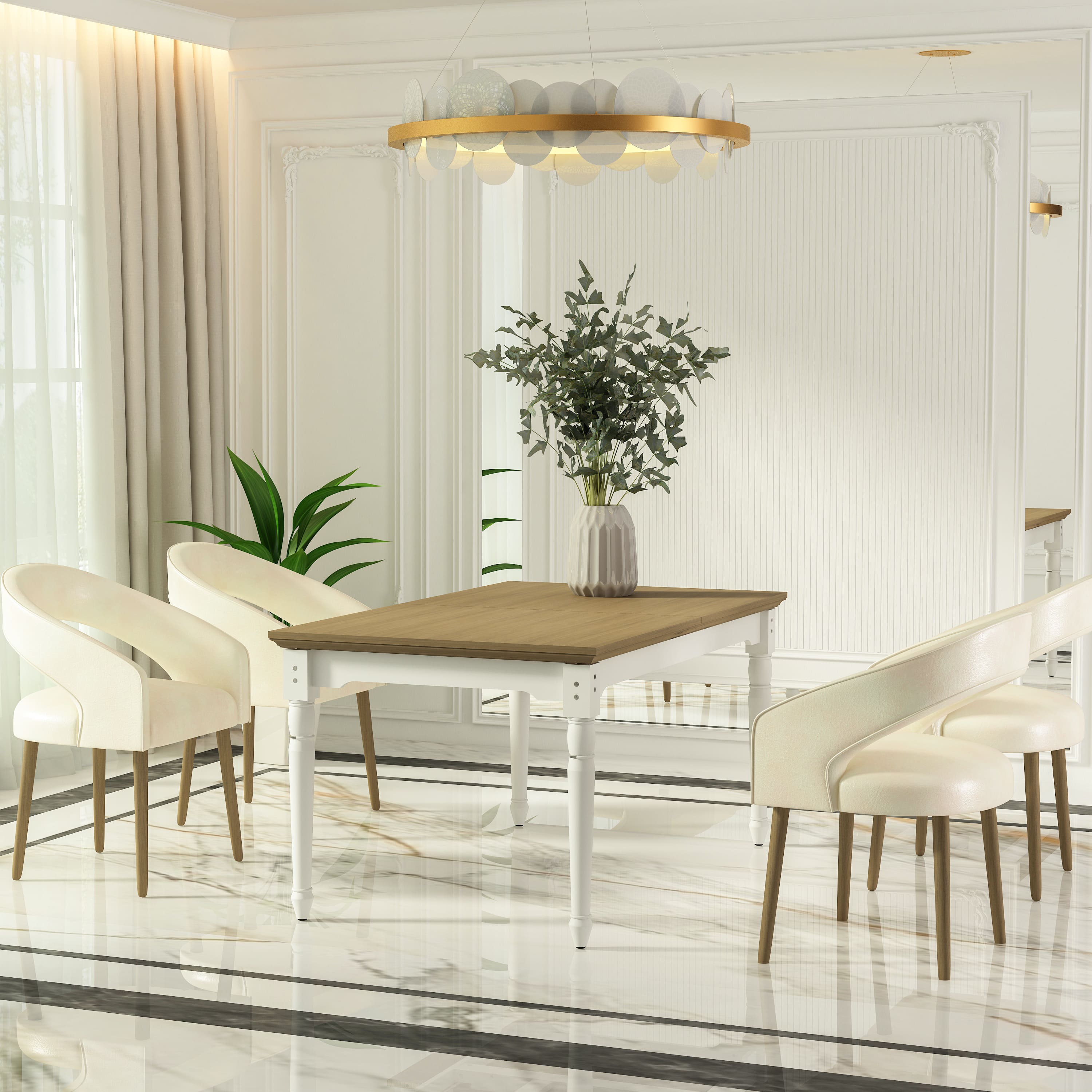 Anderson Teak extendable dining table