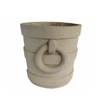 Anderson Teak Round Planter - side view