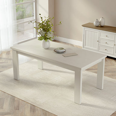 Anderson teak rectangle dining table - top view