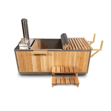 Dundalk Leisurecraft wood burning hot tub