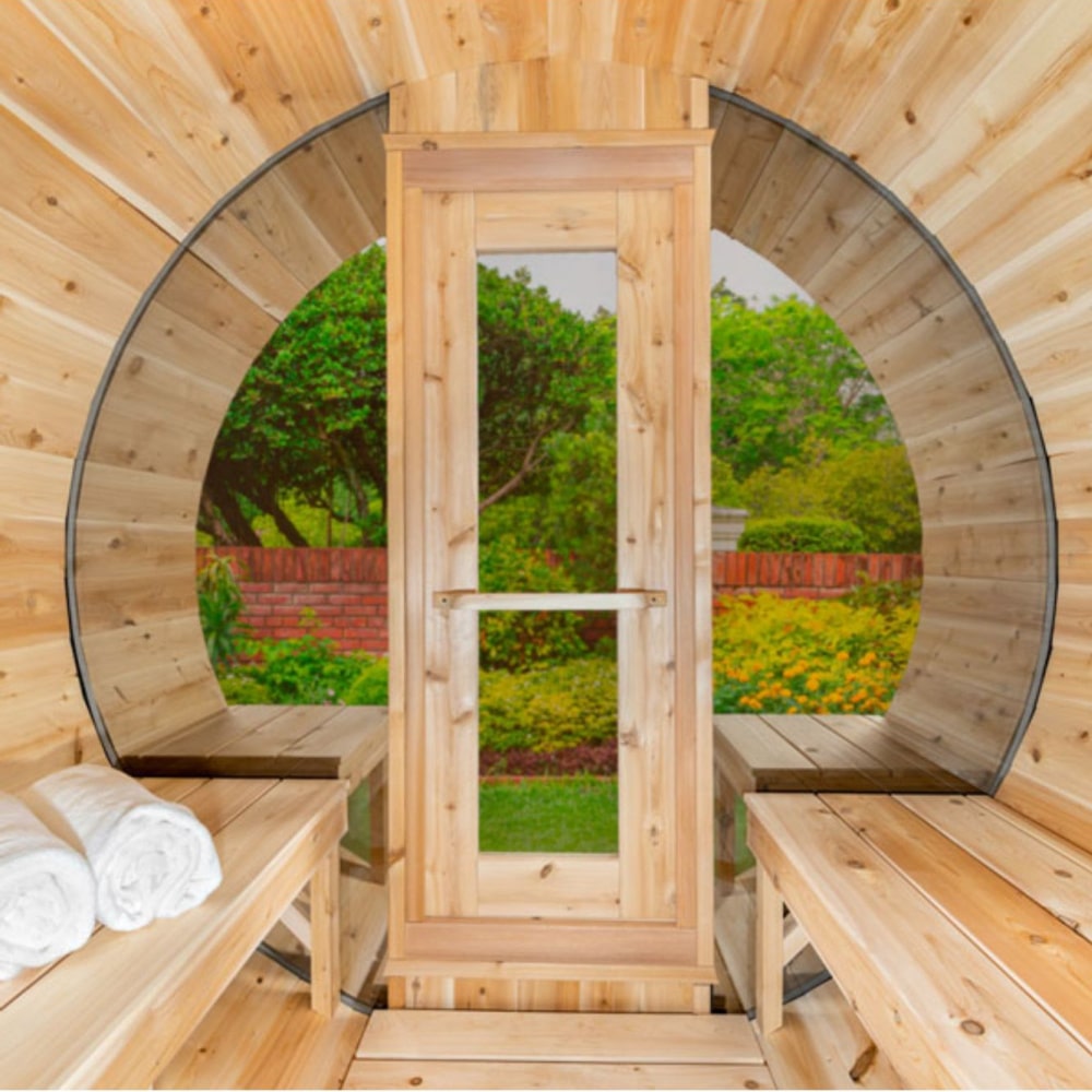 Dundalk Leisurecraft Tranquility MP 4 Person Barrel Sauna
