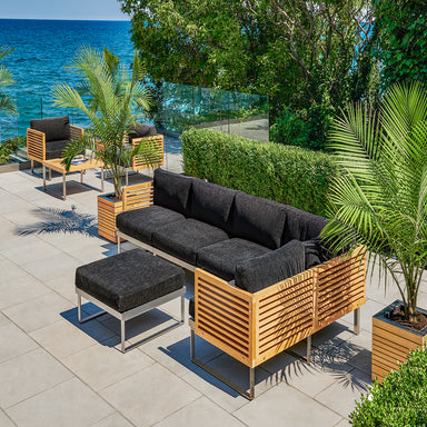 outdoor sectional with chaise