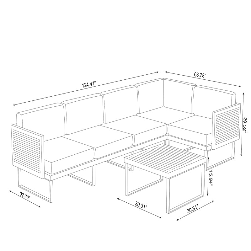 2 seat sectional