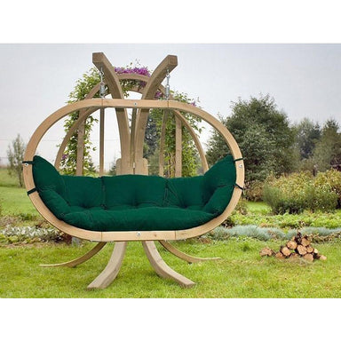 Amazonas Globo Hanging Chair Double Seater Royal Verde Green-Lawn view