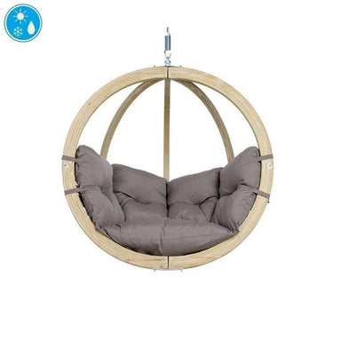 Amazonas globo hanging chair single taupe