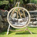 Amazonas globo hanging chair single taupe with stand