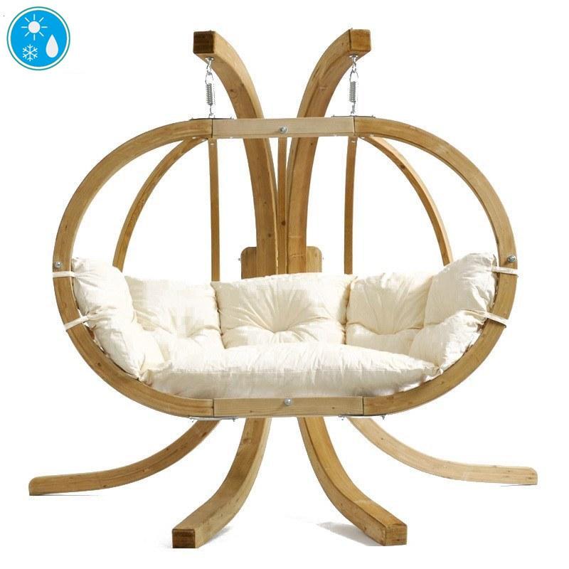 Amazonas globo royal hanging chair double seater with stand
