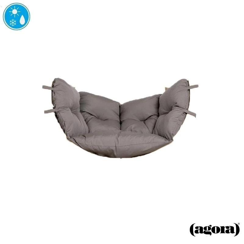Amazonas globo single seater cushion in grey