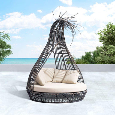 Anderson Teak Round outdoor daybed-Tangalle Brown