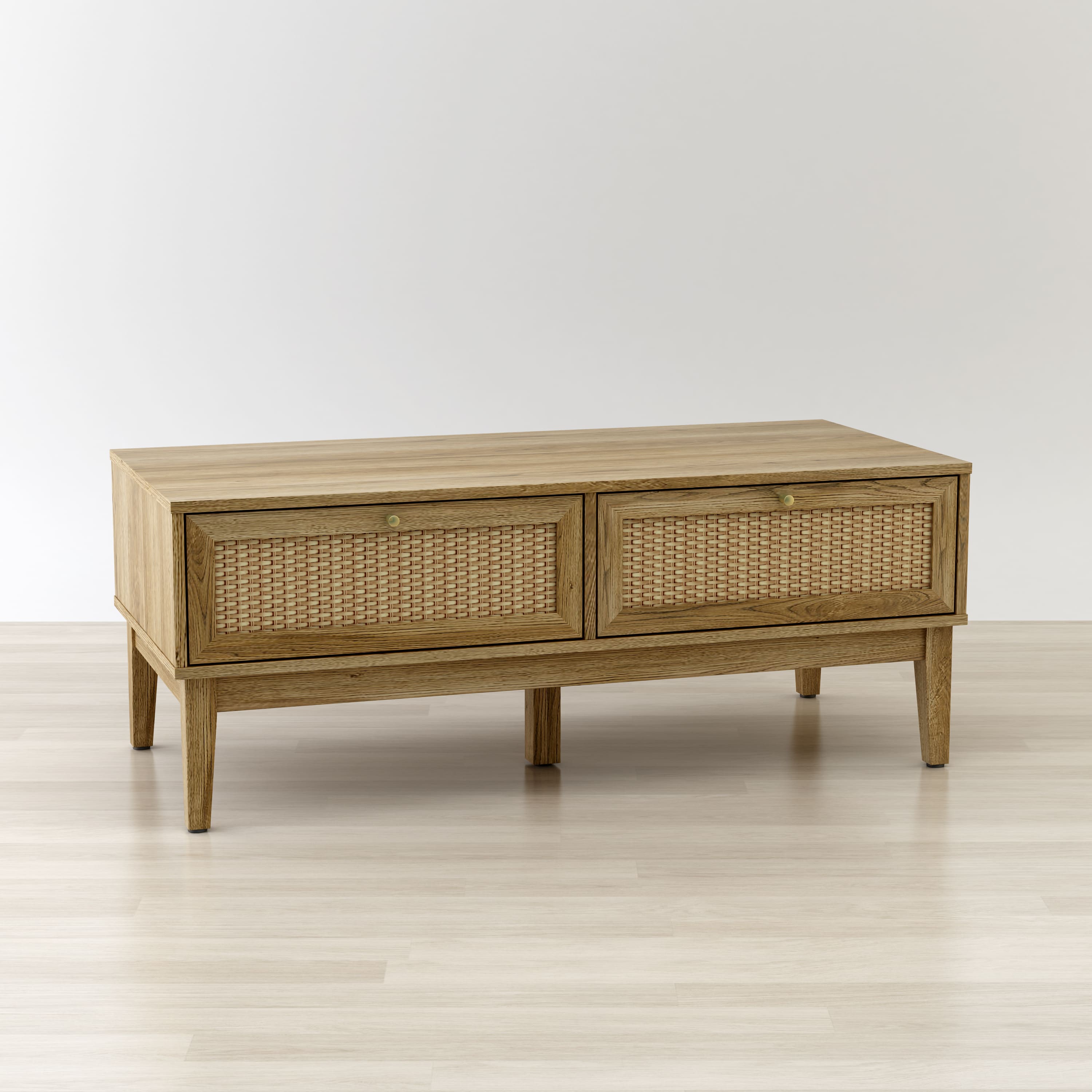 Anderson teak contemporary wood coffee table