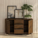 Anderson teak credenza with cabinets