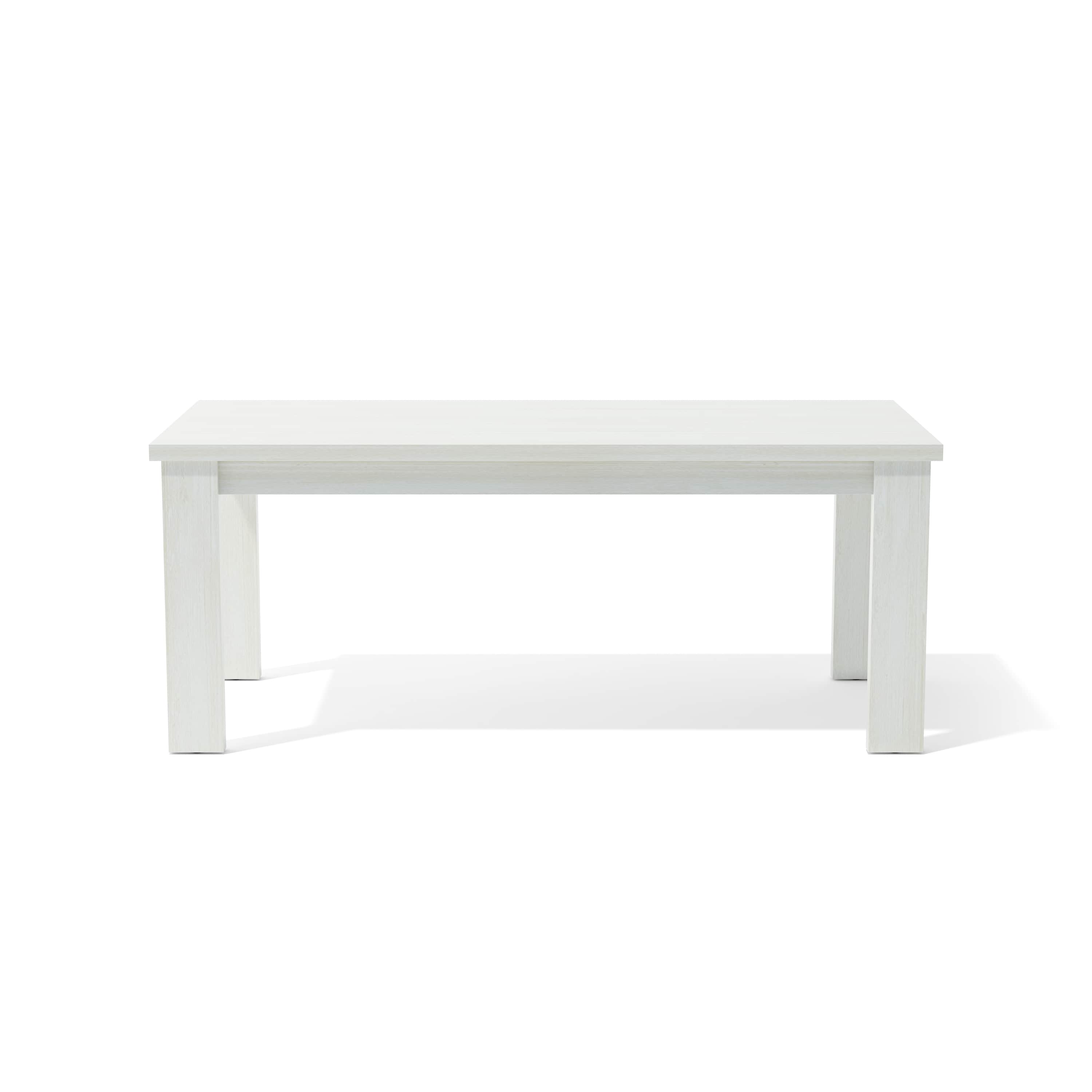 Anderson teak rectangle dining table in white