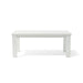 Anderson teak rectangle dining table in white