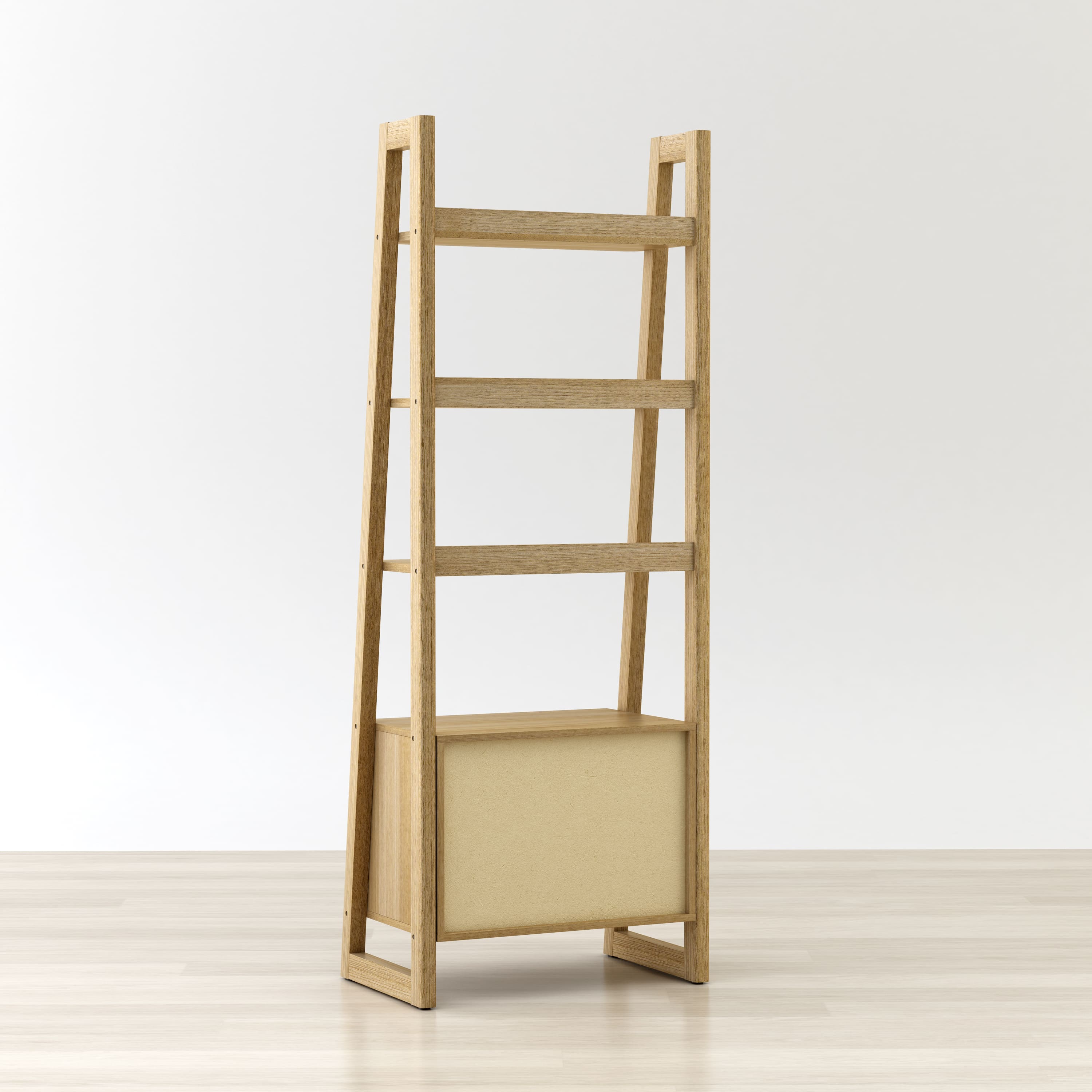 Anderson teak wooden ladder shelf