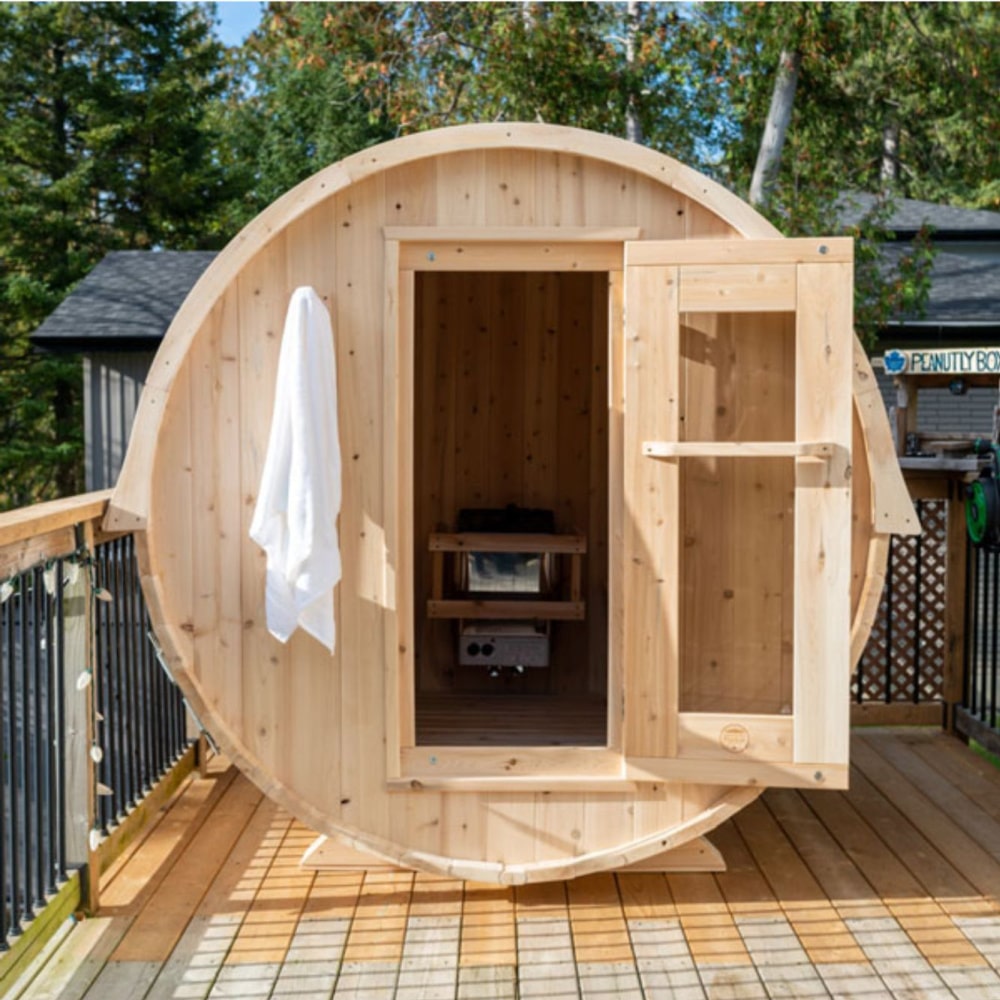 Dundalk Leisurecraft Harmony 4 Person Barrel Sauna