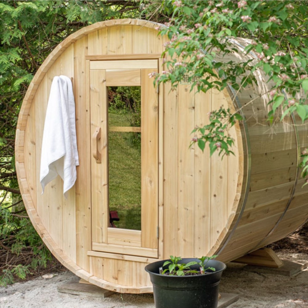 Dundalk Leisurecraft Harmony 4 Person Barrel Sauna