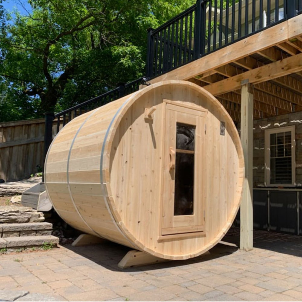 Dundalk Leisurecraft Harmony 4 Person Barrel Sauna