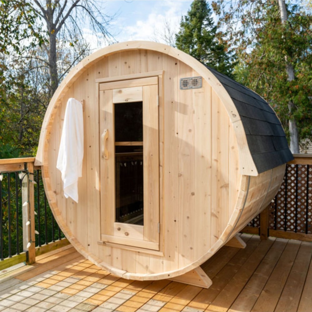 Dundalk Leisurecraft Harmony 4 Person Barrel Sauna