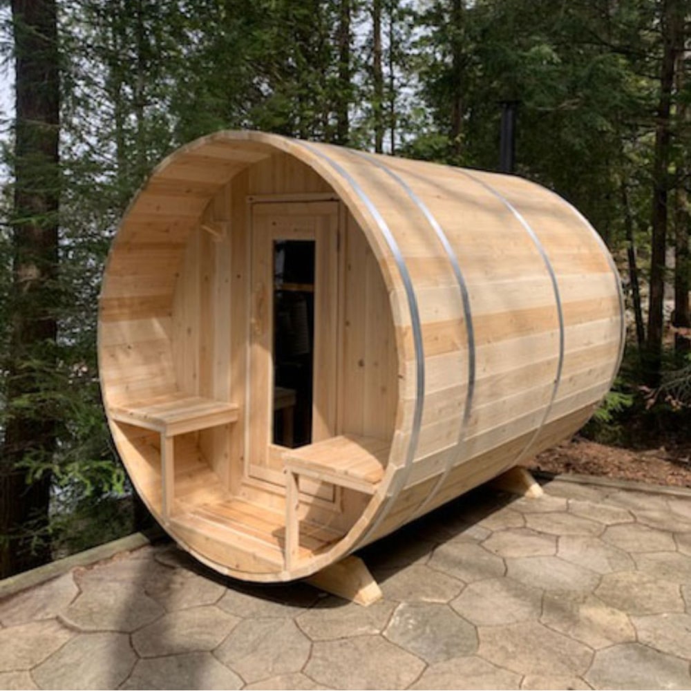 Dundalk Leisurecraft Serenity 4 Person Barrel Sauna