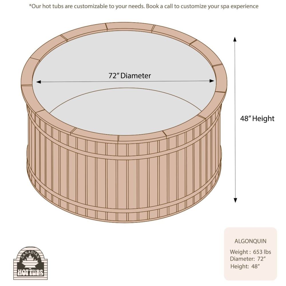 Canadian Hot Tubs Algonquin 6' Round