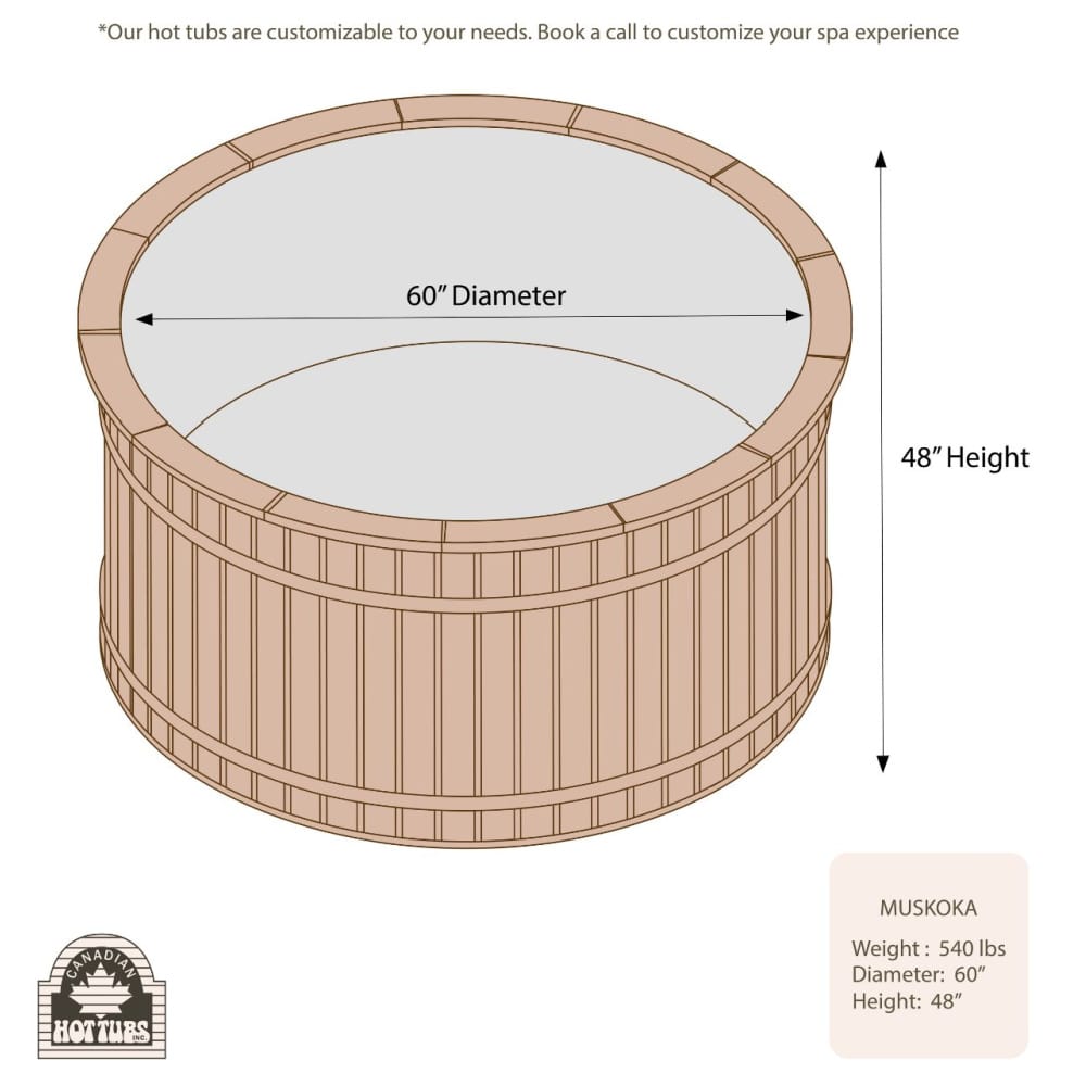 Canadian Hot Tubs Muskoka 5' Round