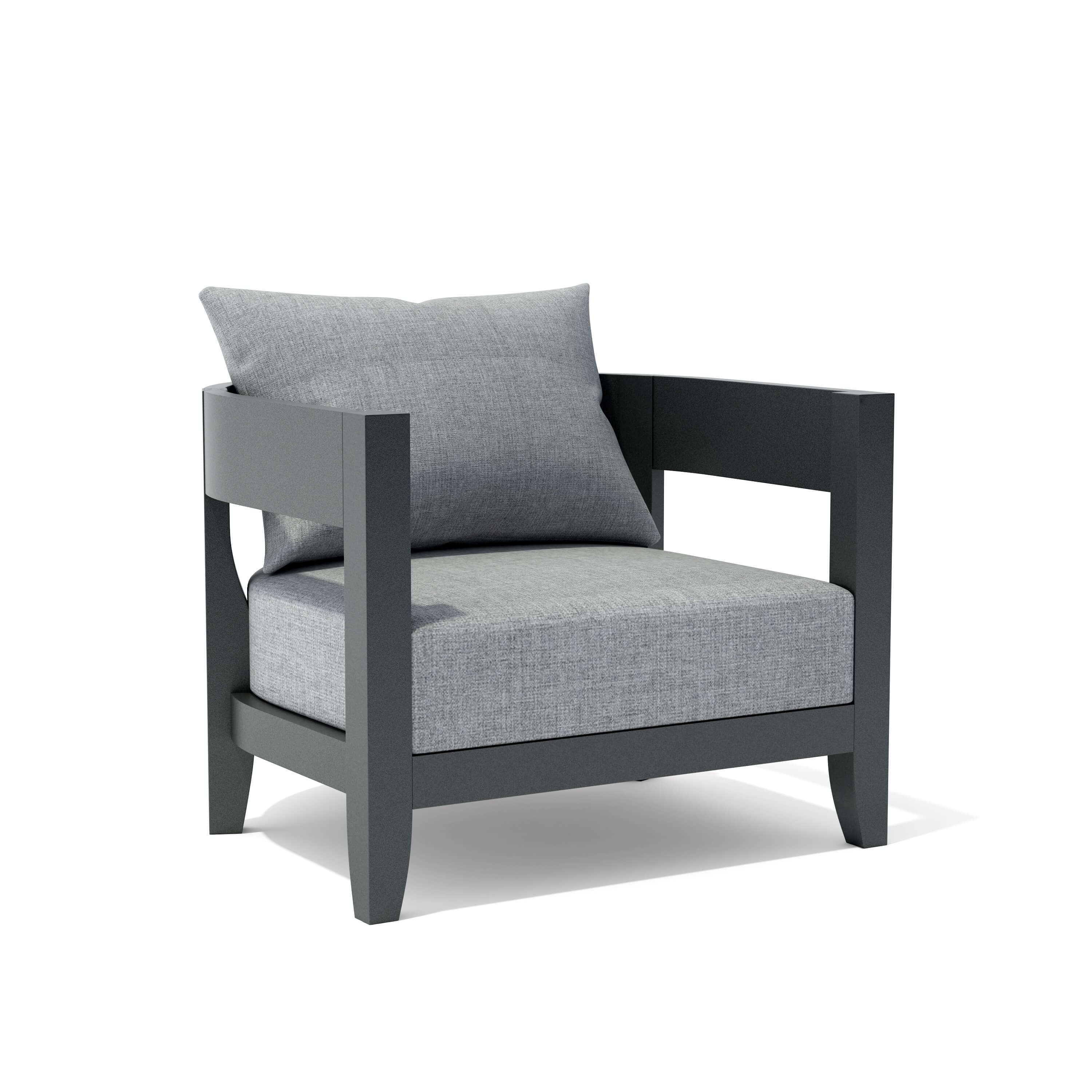 DS-301-AL Anderson Teak Coronado Deep Seating Aluminum Armchair