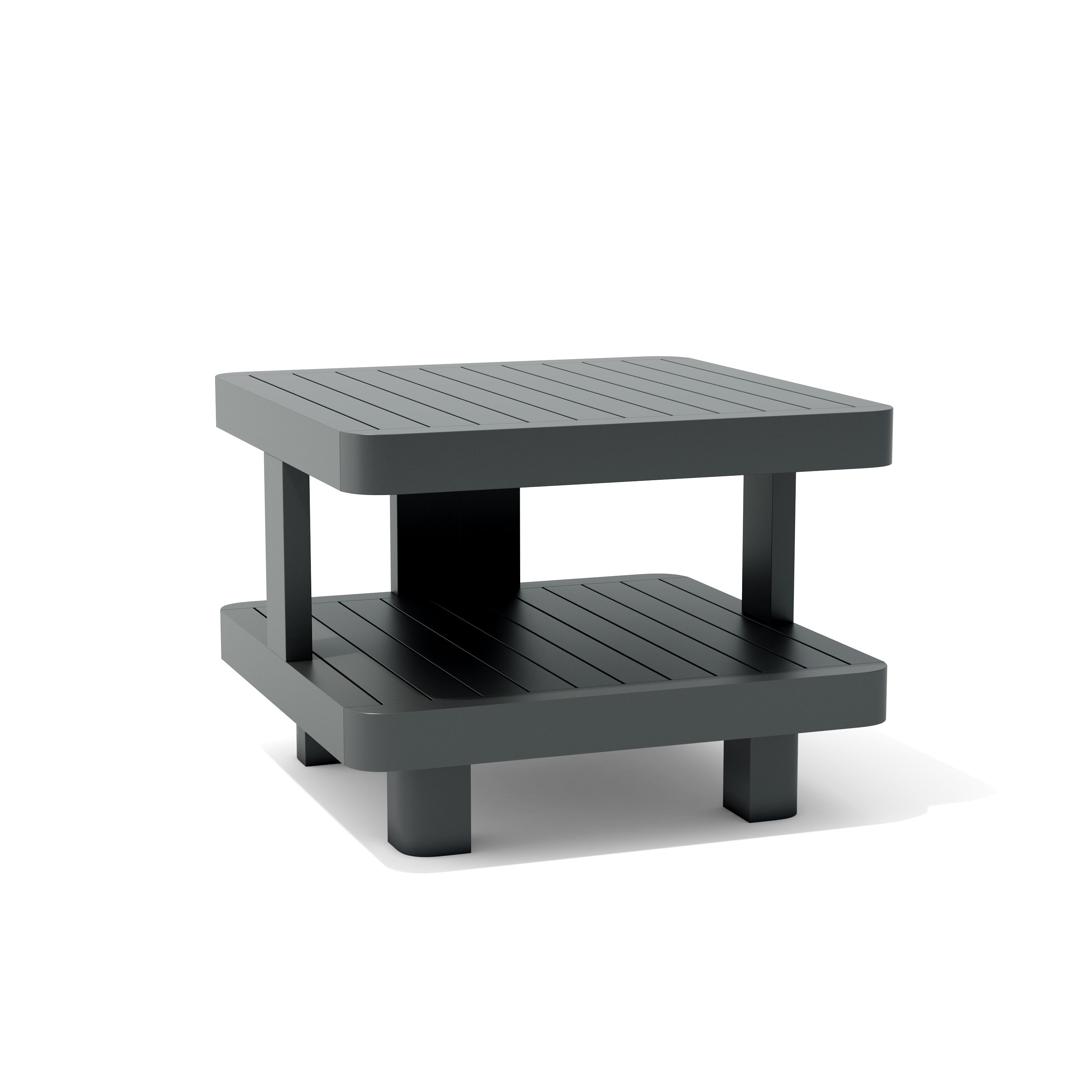 DS-906-AL Anderson Teak Granada Aluminum Side Table
