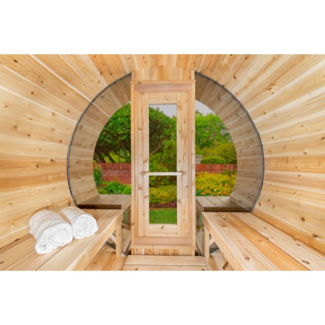 Dundalk Leisurecraft 6 person sauna serenity inside