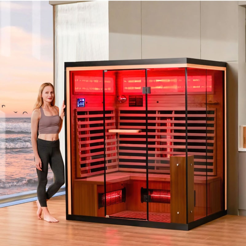 EROMMY 5 Person Infrared Sauna