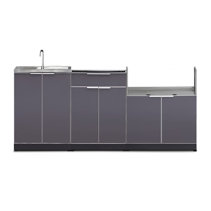NewAge products outdoor kitchen cabinets 3 piece set