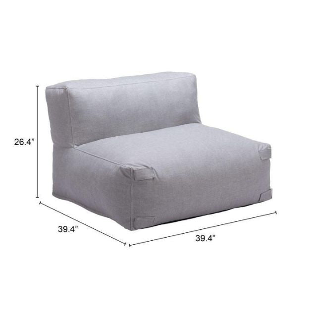 Outdoor sectional couch middle-luanda