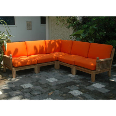 Patio sectional-luxe 5 set