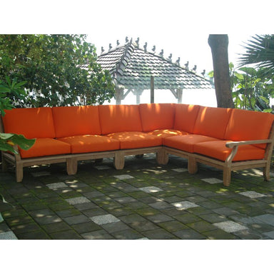 Patio sectional-riviera luxe 6 set