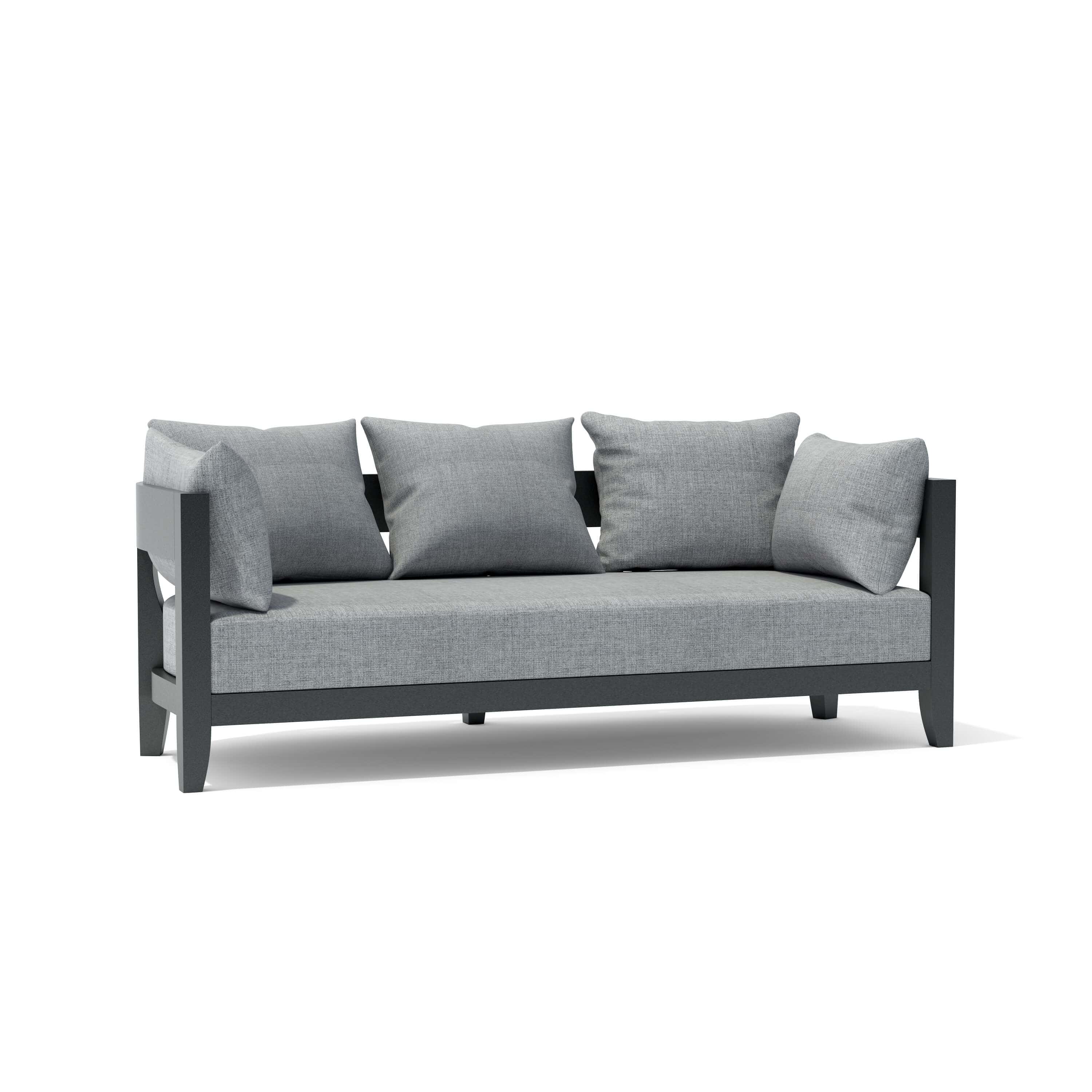 Sectional for outdoor-coronado aluminum sofa