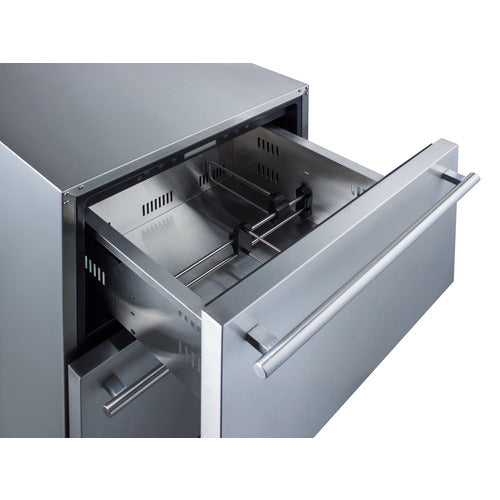 Summit Appliance ADA compliant mini fridge open front view