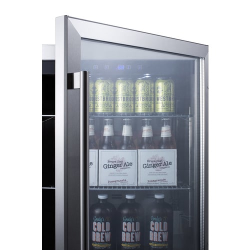 Summit Appliance Outdoor Refrigerator with beverages