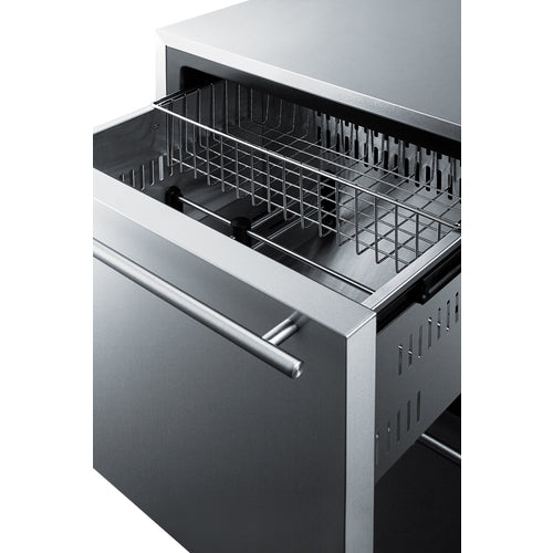Summit Appliance Upright Freezer With Drawers