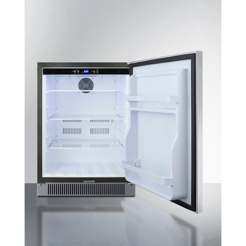 Summit Appliance exterior mini fridge