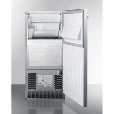Summit Appliance outdoor ice machine 62lbs top shelf