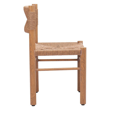 Zou Modern dining chair iska natural front right
