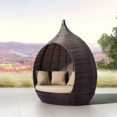 Zuo Modern Outdoor wicker daybed-martinique side view