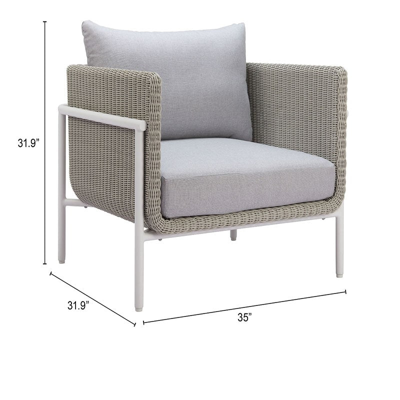 Zuo Modern arm chair-frais specifications