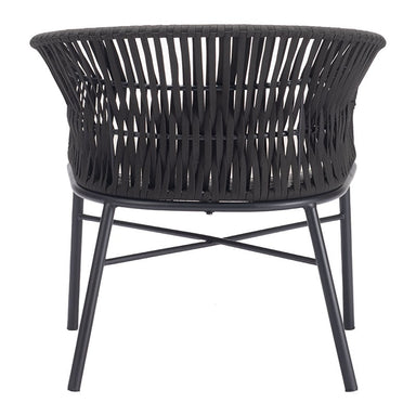 Zuo Modern dining chair freycinet black - back view
