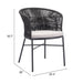 Zuo Modern dining chair freycinet black specifications